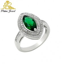 Gümüş Zirkon Taşlı Yüzük**